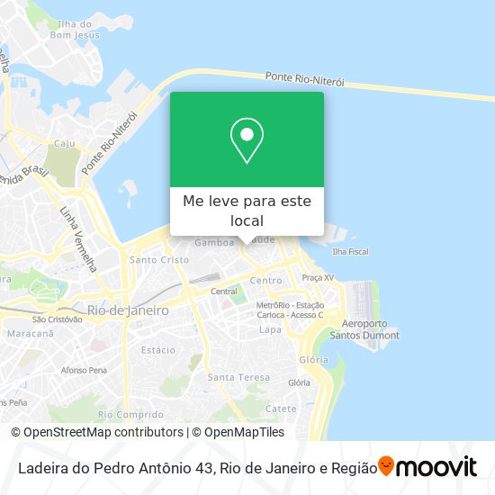 Ladeira do Pedro Antônio 43 mapa