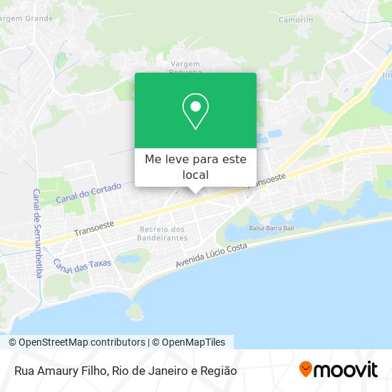 Rua Amaury Filho mapa