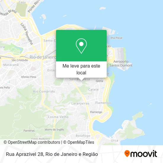 Rua Aprazível 28 mapa