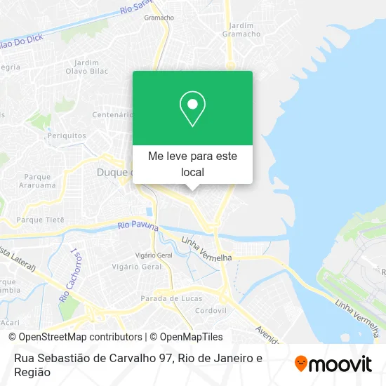 Rua Sebastião de Carvalho 97 mapa