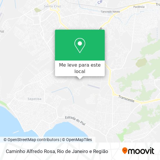 Caminho Alfredo Rosa mapa