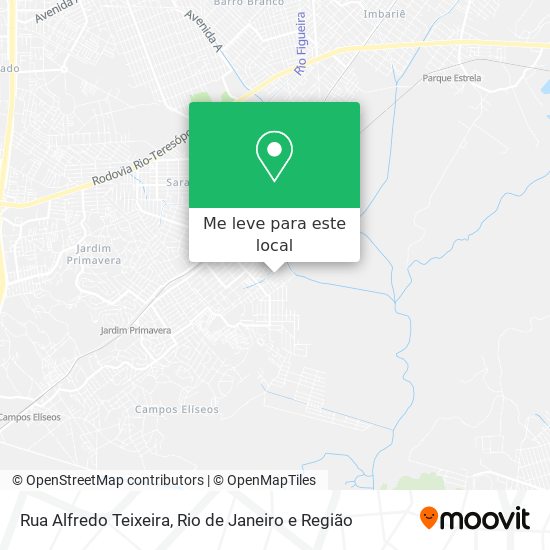 Rua Alfredo Teixeira mapa