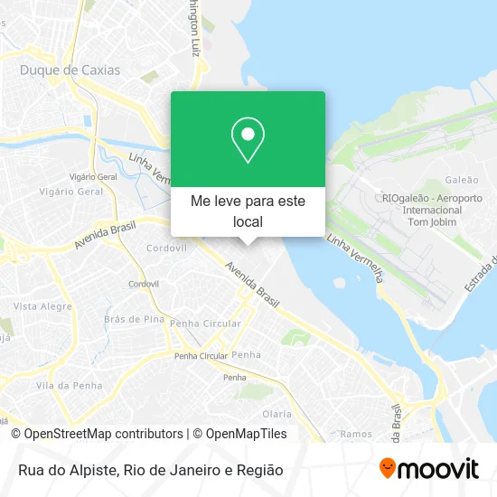 Rua do Alpiste mapa