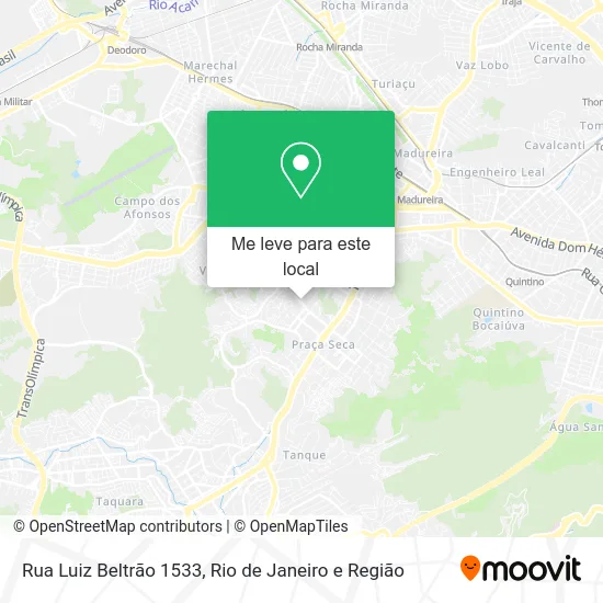 Rua Luiz Beltrão 1533 mapa