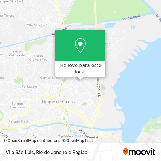 Vila São Luis mapa