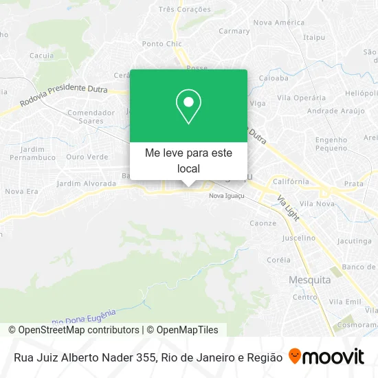 Rua Juiz Alberto Nader 355 mapa