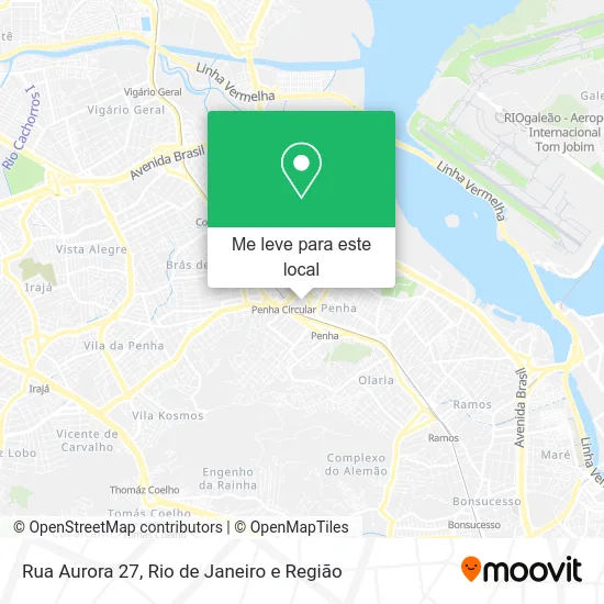 Rua Aurora 27 mapa