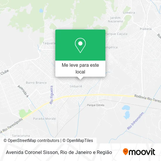 Avenida Coronel Sisson mapa