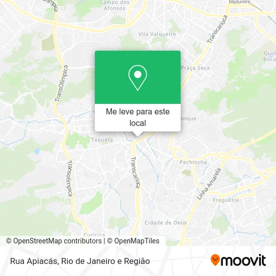 Rua Apiacás mapa