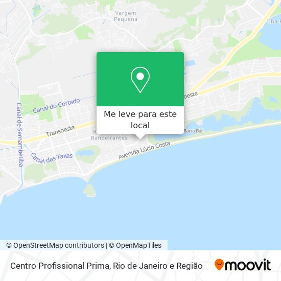 Centro Profissional Prima mapa