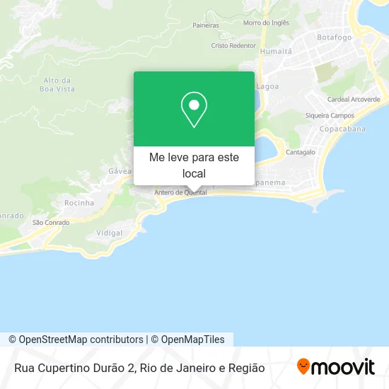 Rua Cupertino Durão 2 mapa