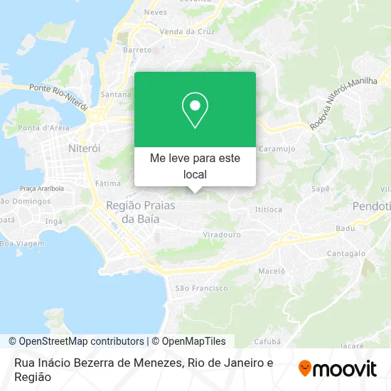Rua Inácio Bezerra de Menezes mapa