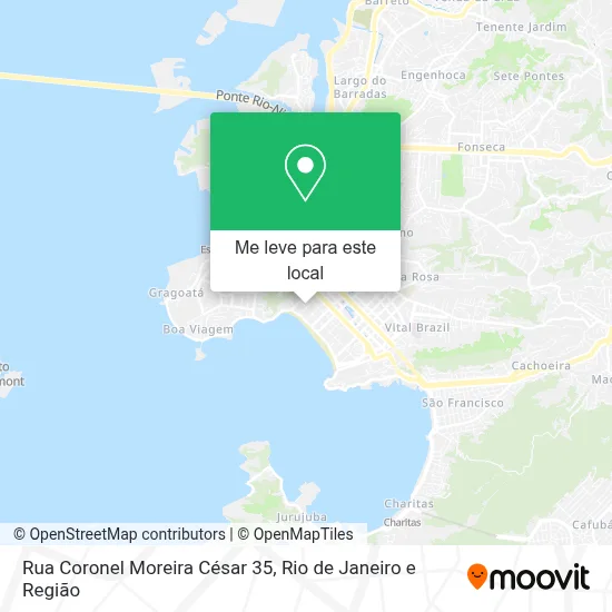 Rua Coronel Moreira César 35 mapa