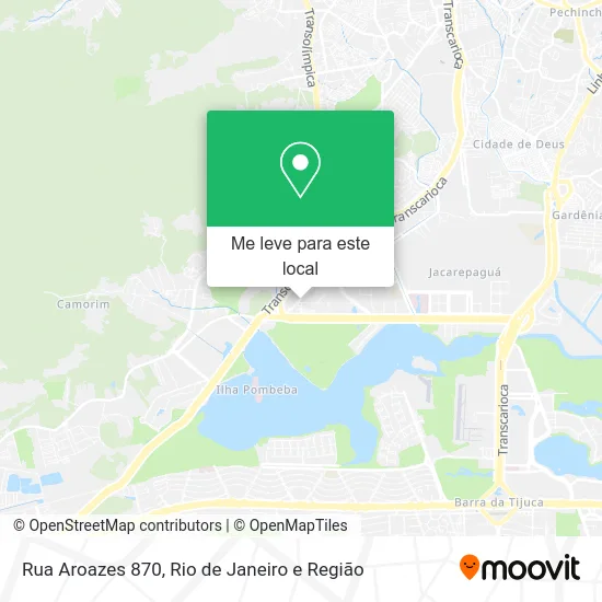 Rua Aroazes 870 mapa