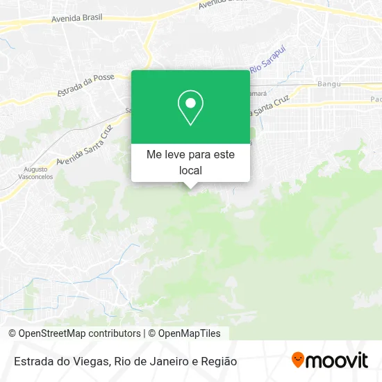 Estrada do Viegas mapa