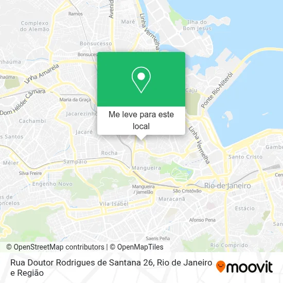 Rua Doutor Rodrigues de Santana 26 mapa