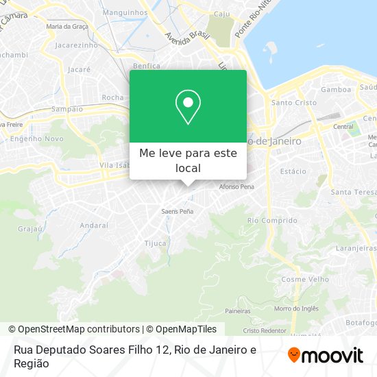 Rua Deputado Soares Filho 12 mapa