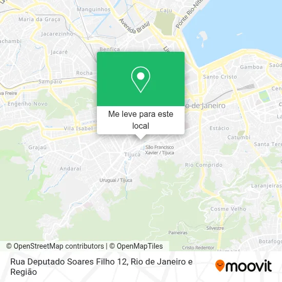 Rua Deputado Soares Filho 12 mapa