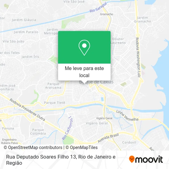 Rua Deputado Soares Filho 13 mapa