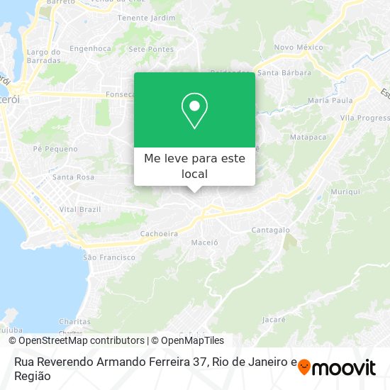 Rua Reverendo Armando Ferreira 37 mapa