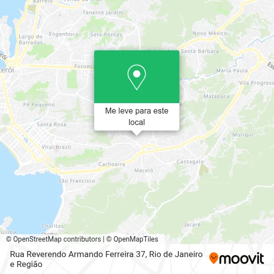 Rua Reverendo Armando Ferreira 37 mapa
