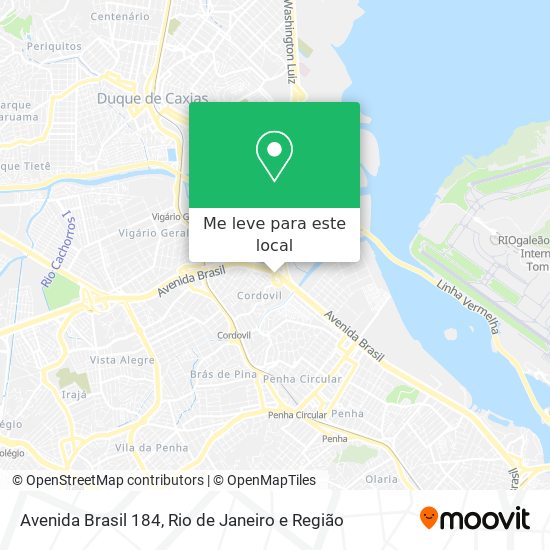Avenida Brasil 184 mapa