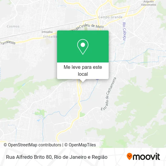 Rua Alfredo Brito 80 mapa