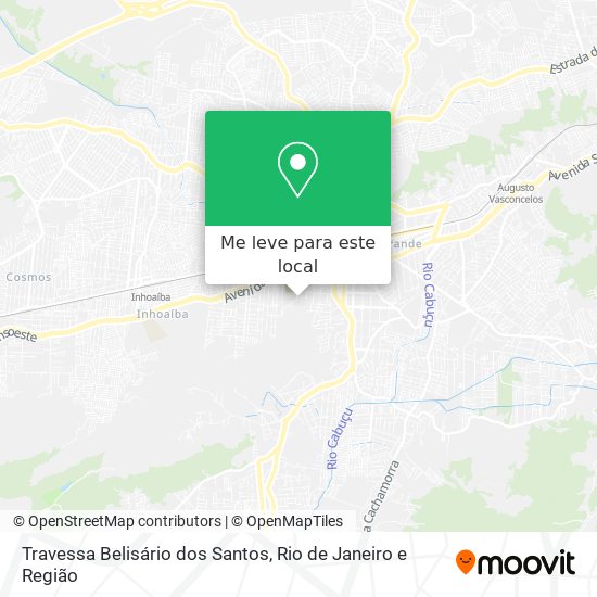 Travessa Belisário dos Santos mapa
