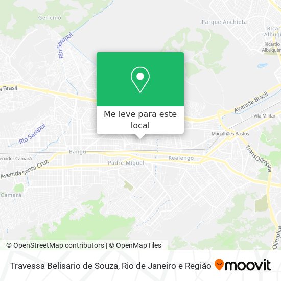 Travessa Belisario de Souza mapa