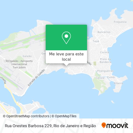Rua Orestes Barbosa 229 mapa