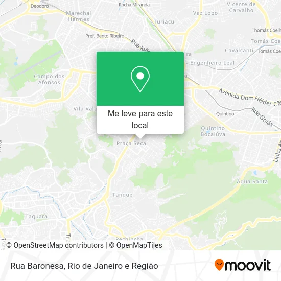 Rua Baronesa mapa