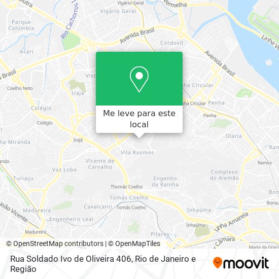 Rua Soldado Ivo de Oliveira 406 mapa