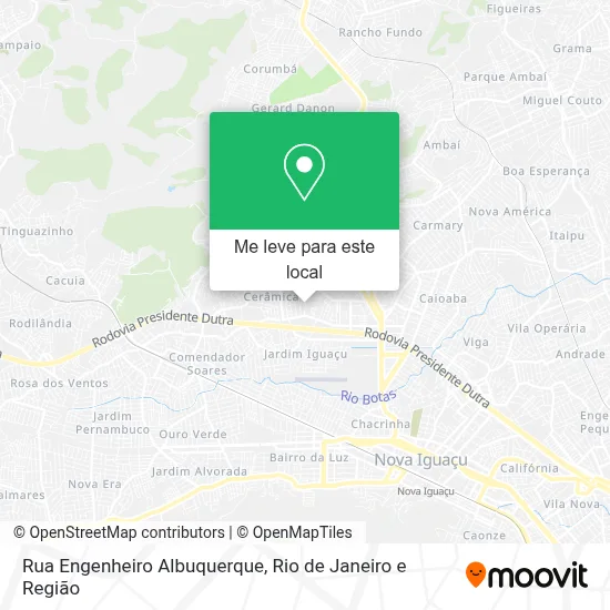 Rua Engenheiro Albuquerque mapa