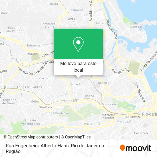 Rua Engenheiro Alberto Haas mapa
