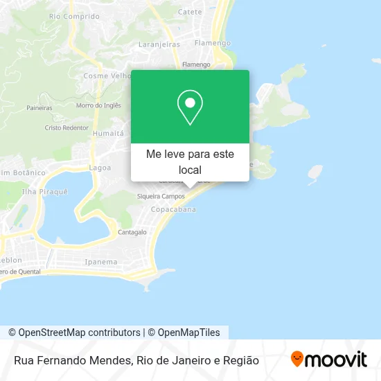 Rua Fernando Mendes mapa