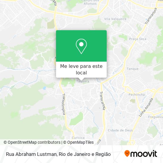 Rua Abraham Lustman mapa