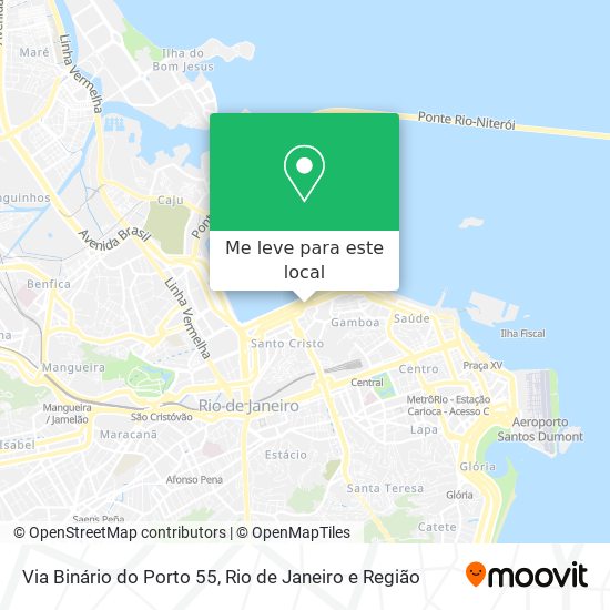 Via Binário do Porto 55 mapa