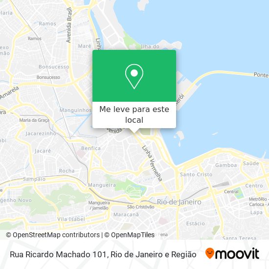 Rua Ricardo Machado 101 mapa