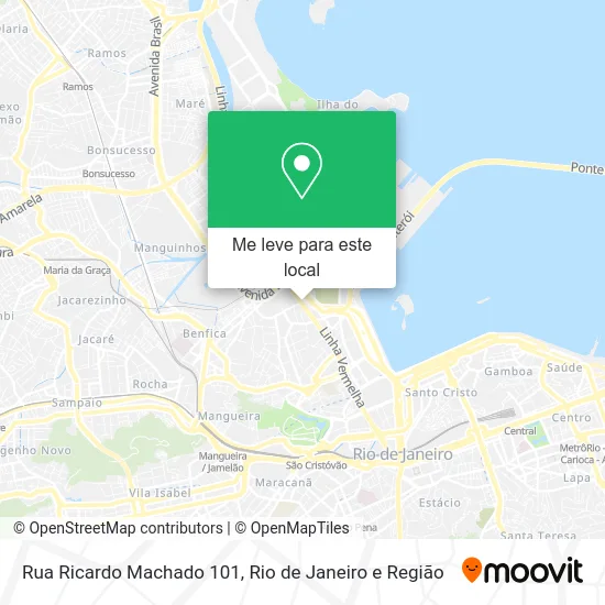 Rua Ricardo Machado 101 mapa