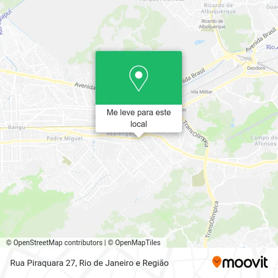 Rua Piraquara 27 mapa