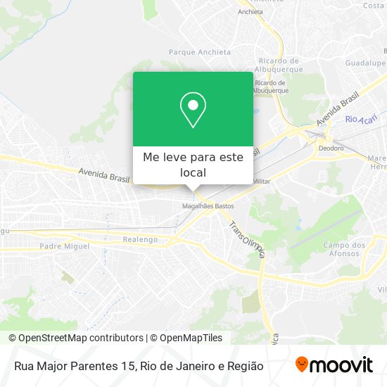 Rua Major Parentes 15 mapa