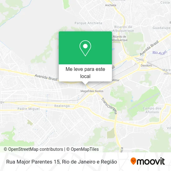 Rua Major Parentes 15 mapa
