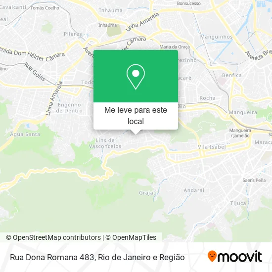 Rua Dona Romana 483 mapa