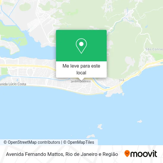 Avenida Fernando Mattos mapa