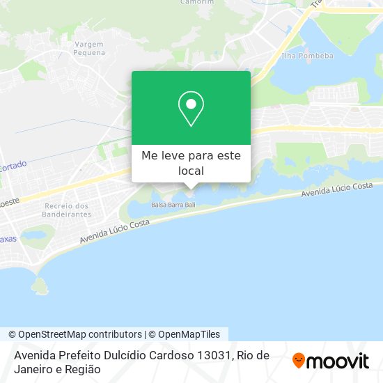 Avenida Prefeito Dulcídio Cardoso 13031 mapa
