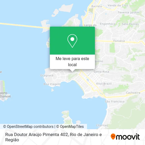 Rua Doutor Araújo Pimenta 402 mapa