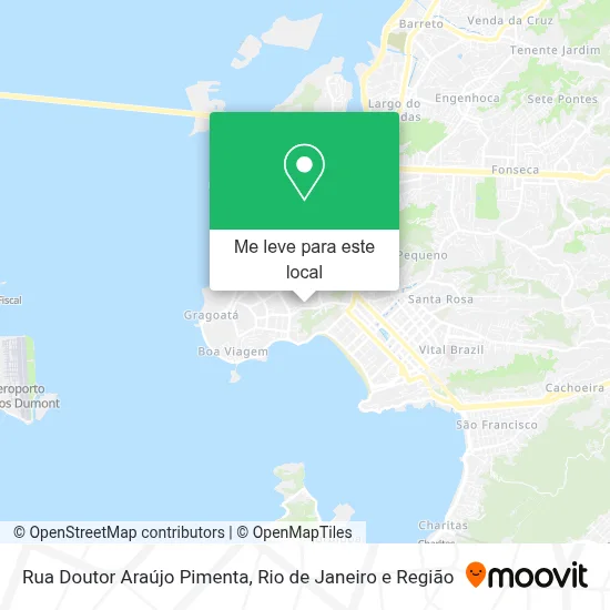 Rua Doutor Araújo Pimenta mapa