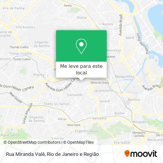 Rua Miranda Valê mapa