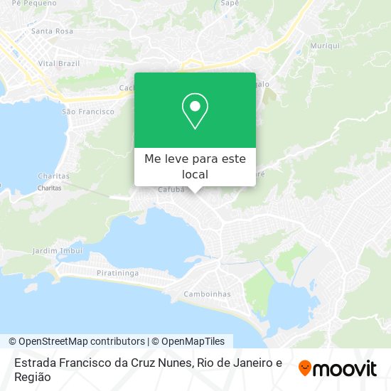 Estrada Francisco da Cruz Nunes mapa