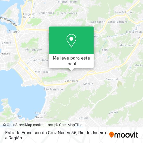 Estrada Francisco da Cruz Nunes 56 mapa